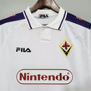 Camisa Retrô Fiorentina II Away 1998/99 Fila Masculino Branco - MAJESTO BR