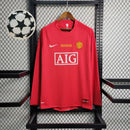 Camisa Retrô Manchester United Manga Longa Nike 2007/08 Masculino Vermelho - MAJESTO BR
