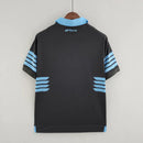 Camisa Retrô Lazio II Macron 2016/17 Masculino Preto - MAJESTO BR