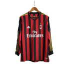 Camisa I Adidas Milan 2013/14 - Retrô Manga Longa- Vermelho - MAJESTO BR