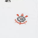 Camisa Corinthians Titular 24/25 - Versão Feminina Baby Look Branco e Preto - MAJESTO BR