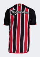 Camisa São Paulo Away 23/24 - Preta e vermelha - MAJESTO BR