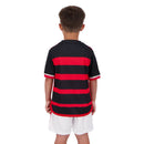 Conjunto Infantil CRF I 24/25 - Preto e Vermelho - MAJESTO BR