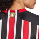 Camisa São Paulo Away 23/24 Feminina - Vermelha e Branca - MAJESTO BR