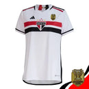 Camisa São Paulo Feminina Home 23/24 - Branca + PATCH COPA DO BRASIL - MAJESTO BR