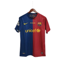 Camisa Retrô Barcelona I Home Nike 2008/09 UEFA Champions League Azul e Grená - MAJESTO BR