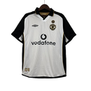 Camisa Dupla Face Retrô Manchester United Umbro 2001/02 100 Anos Masculina Branca e Preta ou Dourada - MAJESTO BR