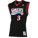 Regata Clássica mitchell E Ness Philadelphia 76ers Swingman-Preto - MAJESTO BR