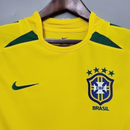 Camisa Retrô Seleção Brasileira I Home Nike 2002/03 Masculino Amarelo - MAJESTO BR