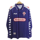 Camisa Fiorentina Retrô Manga Longa 1998/99 - Nintendo - Roxa - MAJESTO BR