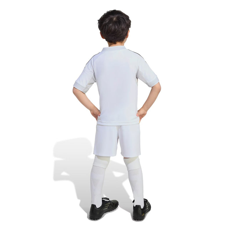 Conjunto Infantil Real Madrid I 25/26 - Branco