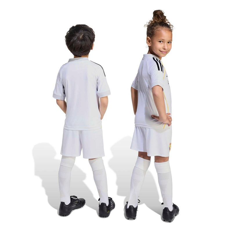 Conjunto Infantil Real Madrid I 25/26 - Branco