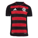 Flamengo Casa 2025 - Preta e Vermelho Jogador