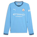 Camisa Manchester City Home 24/25 Manga Longa - Azul - MAJESTO BR