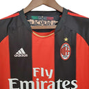 Camisa Milan Retrô 2010/2011 Vermelha e Preta - Adidas - MAJESTO BR