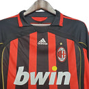 Camisa Retrô Milan I Home 2006/07 Masculino Vermelho e Preto - MAJESTO BR