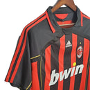 Camisa Retrô Milan I Home 2006/07 Masculino Vermelho e Preto - MAJESTO BR