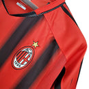 Camisa Milan Retrô 2004/2005 Vermelha e Preta - Adidas - MAJESTO BR