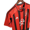 Camisa Milan Retrô 2004/2005 Vermelha e Preta - Adidas - MAJESTO BR