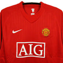 Camisa Retrô Manchester United I Home 2007/08 Masculino Vermelho - MAJESTO BR