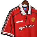 Camisa Manchester United Retrô 1998/1999 Vermelha - Umbro - MAJESTO BR
