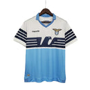 Camisa Retrô Lazio Macron 2018/19 Masculino Branco e Azul - MAJESTO BR