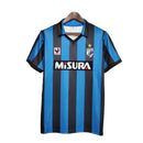 Camisa Inter de Milão Retrô 1988/1990 Azul e Preta - Uhisport - MAJESTO BR