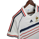 Camisa Retrô França II Away 1998/99 Masculino Branco - MAJESTO BR