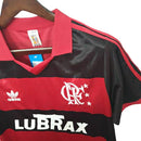Camisa Retrô Flamengo I Home Adidas 1990/91 Masculino Vermelho e Preto - MAJESTO BR