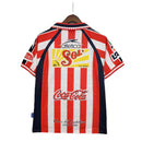 Camisa Chivas Retrô 1999/2000 Vermelha e Branca - Atletica - MAJESTO BR