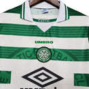 Camisa Celtic Retrô 1998/1999 Verde e Branca - Umbro - MAJESTO BR