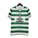 Camisa Celtic Retrô 1998/1999 Verde e Branca - Umbro - MAJESTO BR