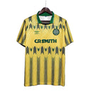 Camisa Celtic Retrô 1991/1992 Amarela e Verde - Umbro - MAJESTO BR