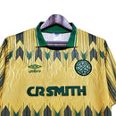 Camisa Celtic Retrô 1991/1992 Amarela e Verde - Umbro - MAJESTO BR