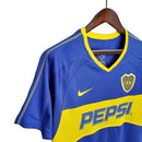 Camisa Boca Juniors Retrô 03/04 - Nike - Azul e Amarela - MAJESTO BR