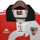Camisa Athletic Bilbao Retrô 1997/1998 Vermelha e Branca - Kappa - MAJESTO BR
