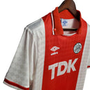 Camisa Ajax Retrô 1990-1992 Vermelha e Branca - Umbro - MAJESTO BR