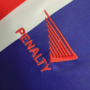 Camisa Bahia II 1996 Retrô Masculina - Listrada em vermelho,branco e azul - MAJESTO BR