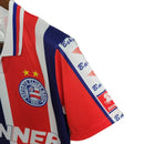 Camisa Bahia II 1996 Retrô Masculina - Listrada em vermelho,branco e azul - MAJESTO BR