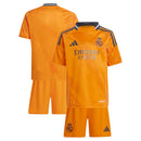 Conjunto Infantil Real Madrid II 24/25 - Laranja - MAJESTO BR