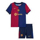 Conjunto Infantil Barcelona I 24/25 - Azul e Vermelho - MAJESTO BR
