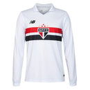 Camisa São Paulo Home 24/25 Manga Longa - Branca - MAJESTO BR