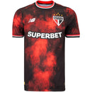 Camisa São Paulo Third 24/25 - Preta e Vermelha - MAJESTO BR