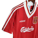 Camisa Liverpool Retrô 1996/1997 Vermelha e Branca - Adidas - MAJESTO BR